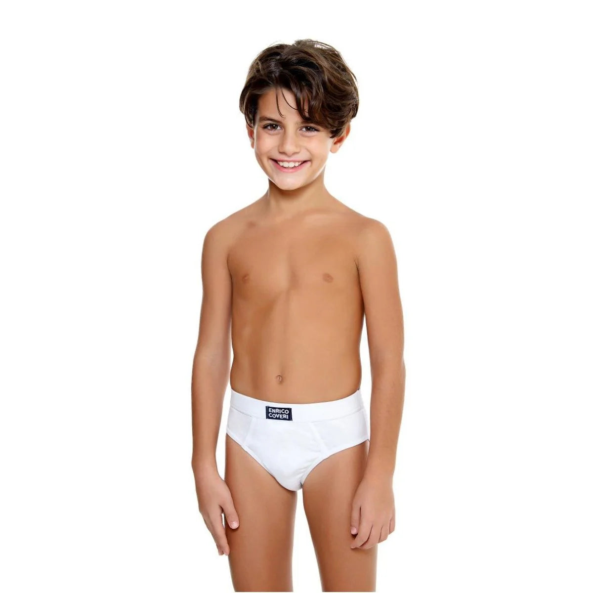 Slip bimbo in cotone bielastico 3 Pz ENRICO COVERI - ES4015