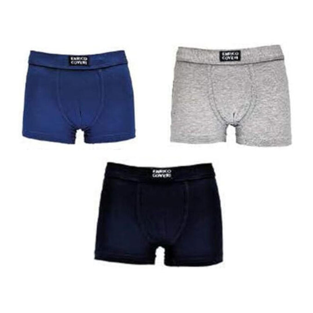 Boxer bimbo in cotone bielastico 3 Pz ENRICO COVERI - EB4015